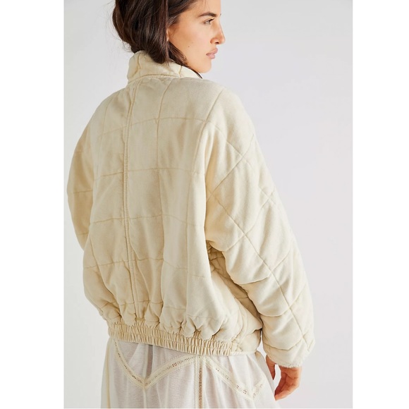 Free People Dolman Quilted Knit Jacket - Picture 6 of 11
